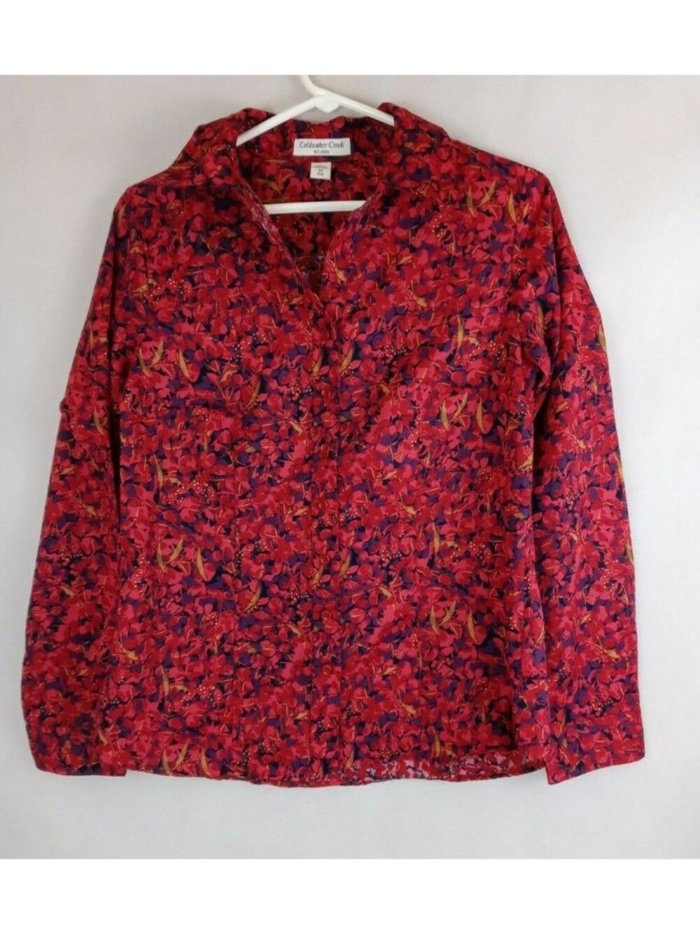 Coldwater Creek Women's Floral Button Up Blouse Size XS